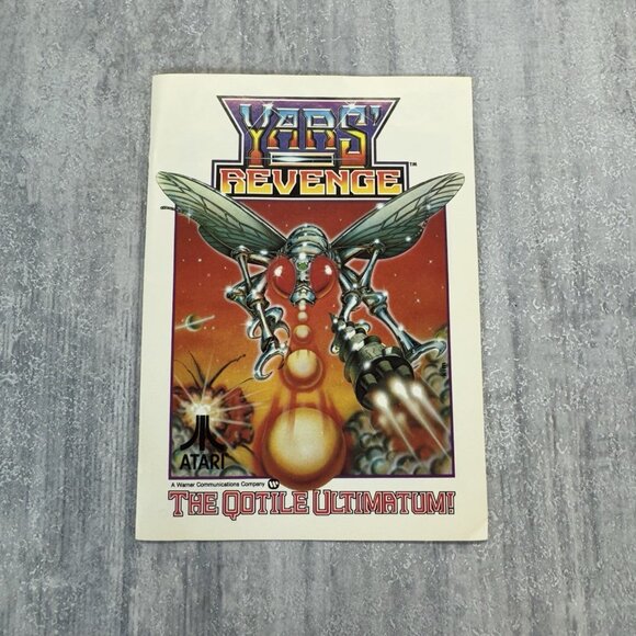 Yars' Revenge (Atari 2600, 1981) CIB COMPLETE Tested With Comic - Picture 8 of 16